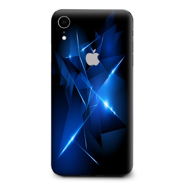 Triangle Razor Blue Shapes Apple iPhone XR Skin Sale
