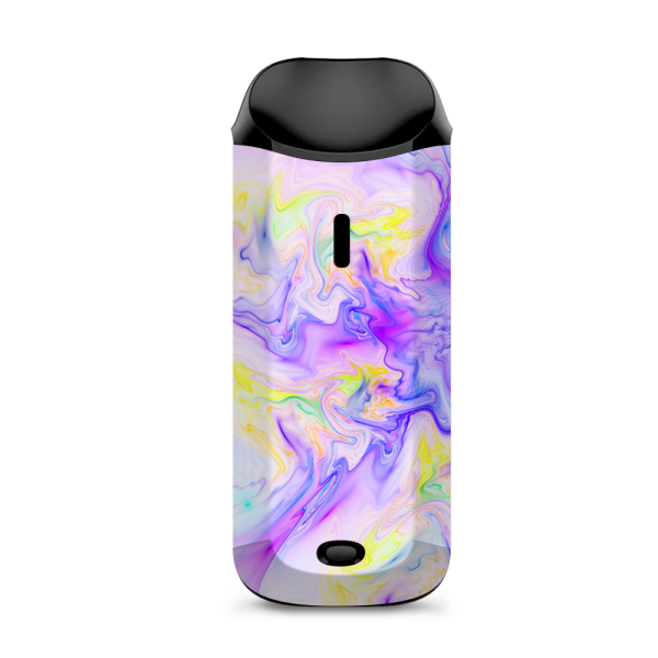 Pastel Marble Resin Pink Purple Swirls Mix Vaporesso Nexus AIO Kit Skin Online Hot Sale