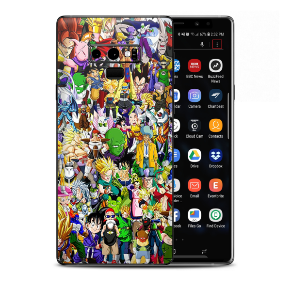 Anime Stickerslap Sticker Bomb Samsung Galaxy Note 9 Skin Online