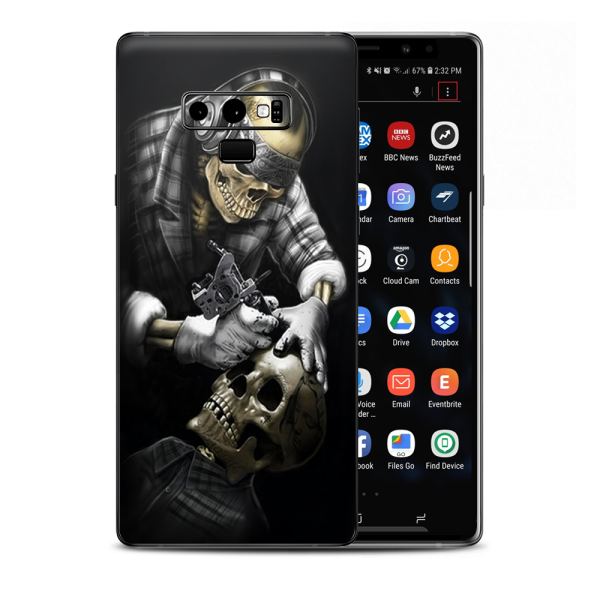 Skeleton Tattooer Samsung Galaxy Note 9 Skin on Sale