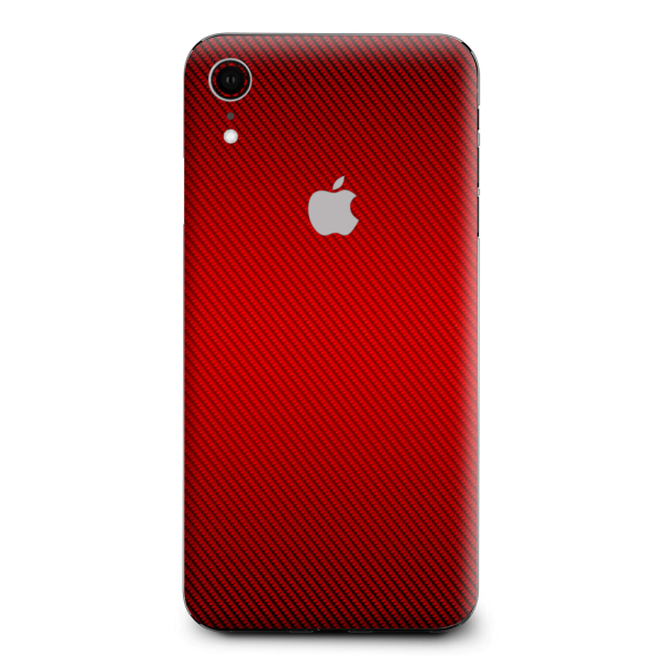 Red Carbon Fiber Look Apple iPhone XR Skin Online Hot Sale