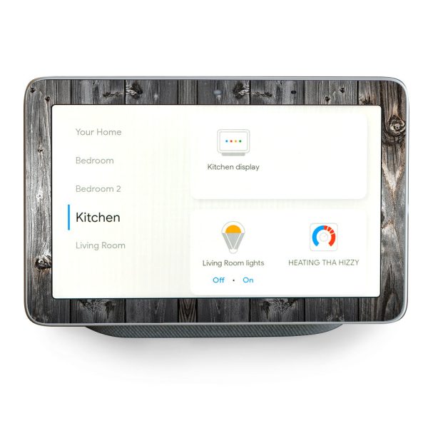 Grey Light Wood Panels Floor  Google Home Hub Skin For Sale