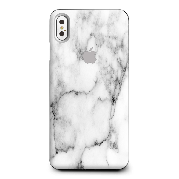 Grey And White Marble Panel Apple iPhone XS Max Skin Cheap