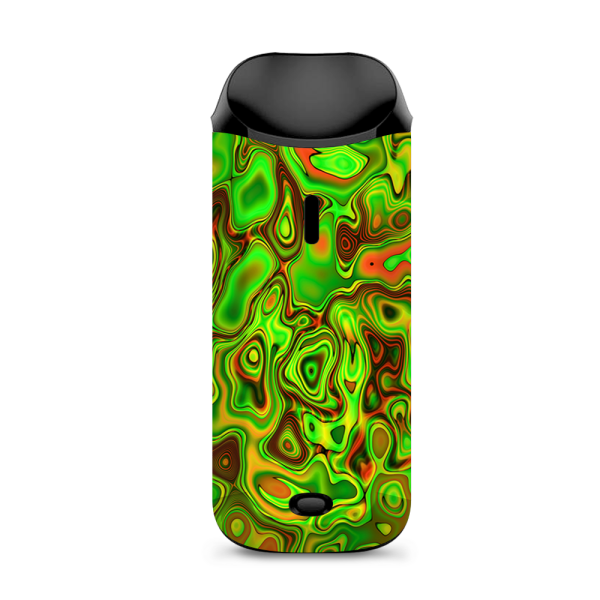 Green Glass Trippy Psychedelic Vaporesso Nexus AIO Kit Skin Sale