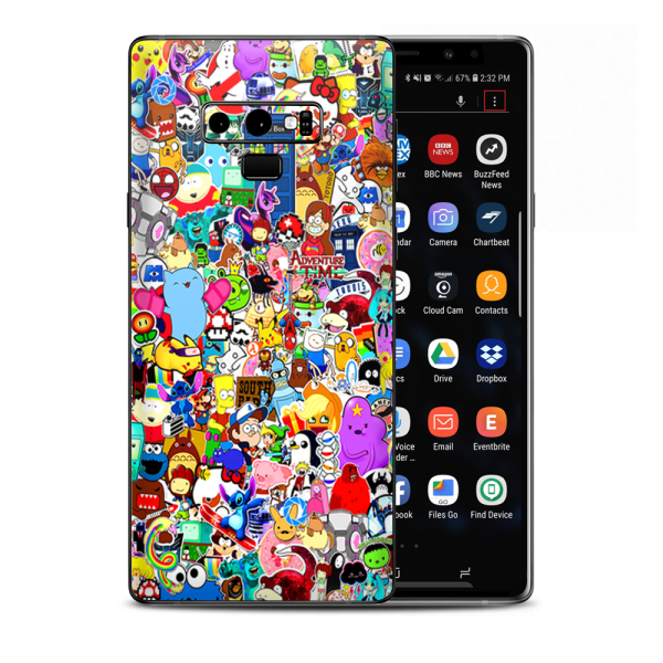 Sticker Collage Samsung Galaxy Note 9 Skin Online Hot Sale