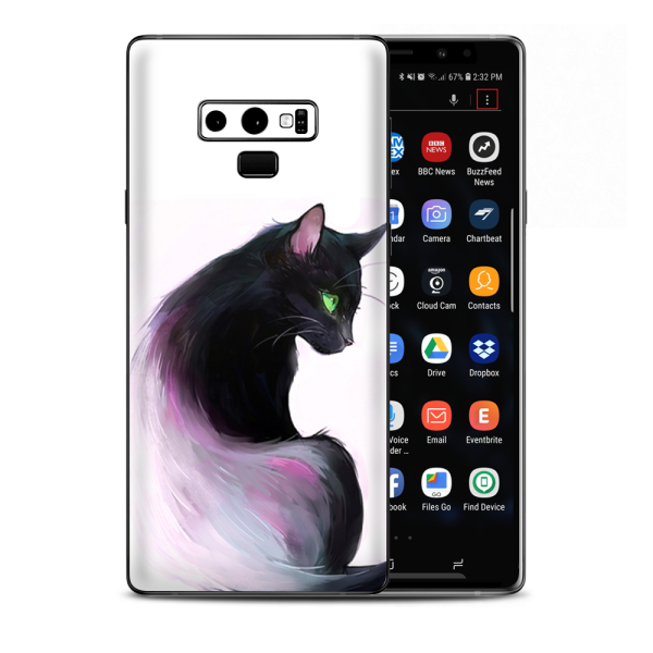 Siamese Cat Green Eyes Samsung Galaxy Note 9 Skin Online