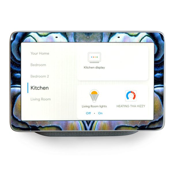 Abalone Aulon Sea Shells Pattern Crystal Google Home Hub Skin For Discount