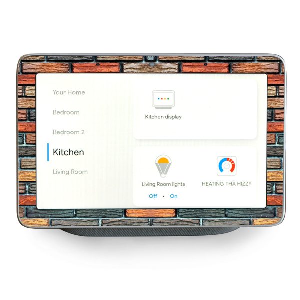 Colorful Brick Wall Design Google Home Hub Skin Discount