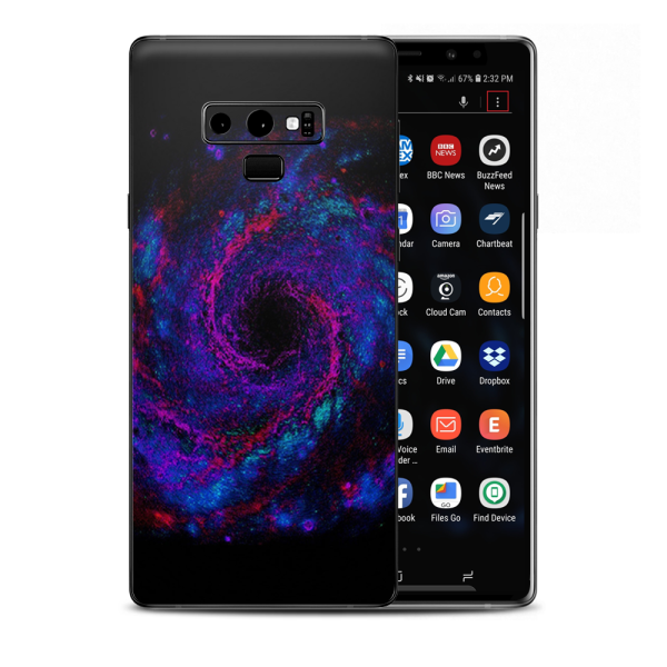 Galaxy Wormhole Space Samsung Galaxy Note 9 Skin For Cheap