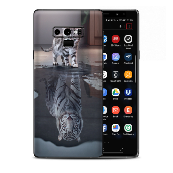 Kitten Reflection Of Lion Samsung Galaxy Note 9 Skin Online Hot Sale