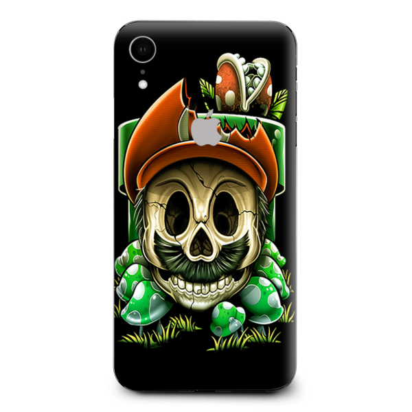 Gangster Mario Face Apple iPhone XR Skin Fashion