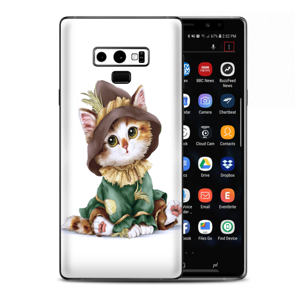 Kitten Scarecrow Samsung Galaxy Note 9 Skin Sale