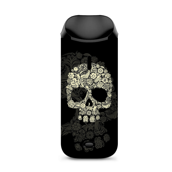 Flower Skull, Floral Skeleton Vaporesso Nexus AIO Kit Skin Fashion