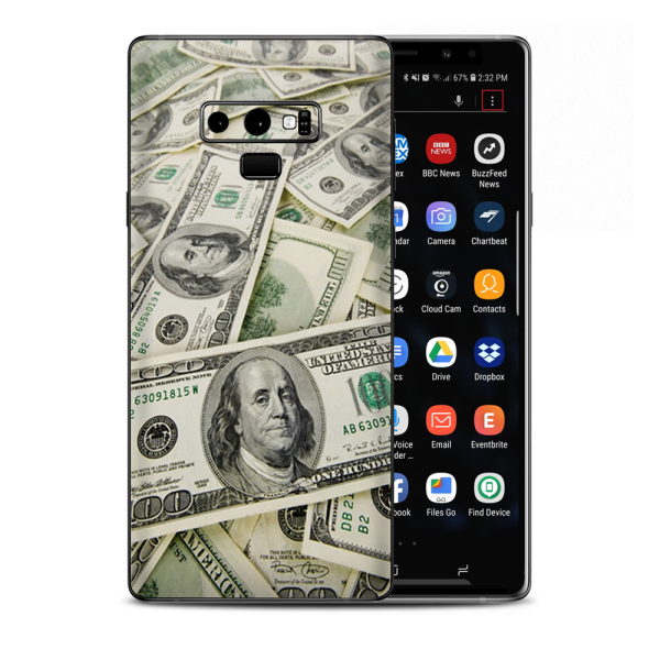 Cash Money Samsung Galaxy Note 9 Skin Fashion