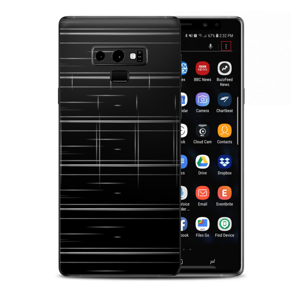 Speed Of Light Samsung Galaxy Note 9 Skin For Sale