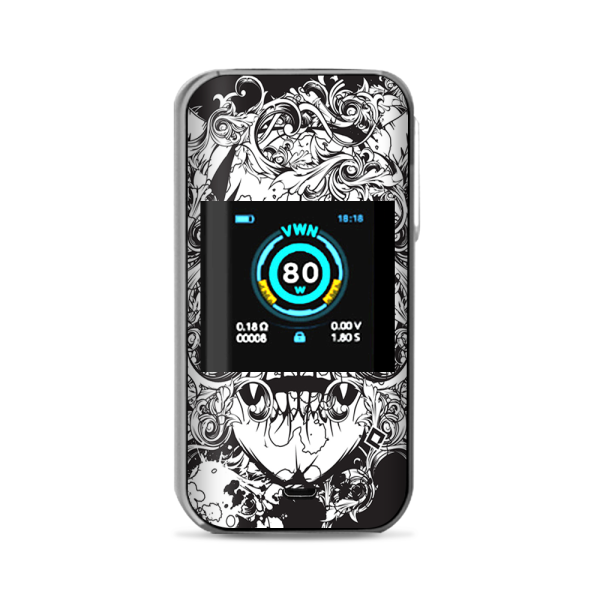 Crazy Lineart Skull Design Vaporesso Luxe Nano Kit Skin For Sale