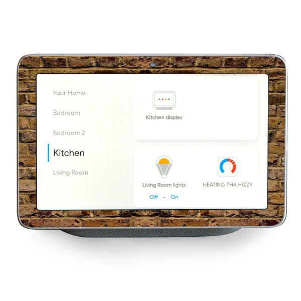 Brown Rough Brick Wall  Google Home Hub Skin For Sale