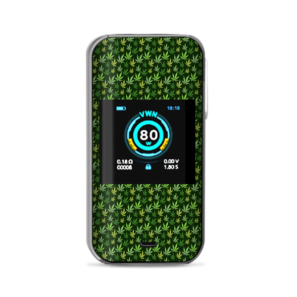 Pot Leaves Small Green Stoner Vaporesso Luxe Nano Kit Skin Fashion
