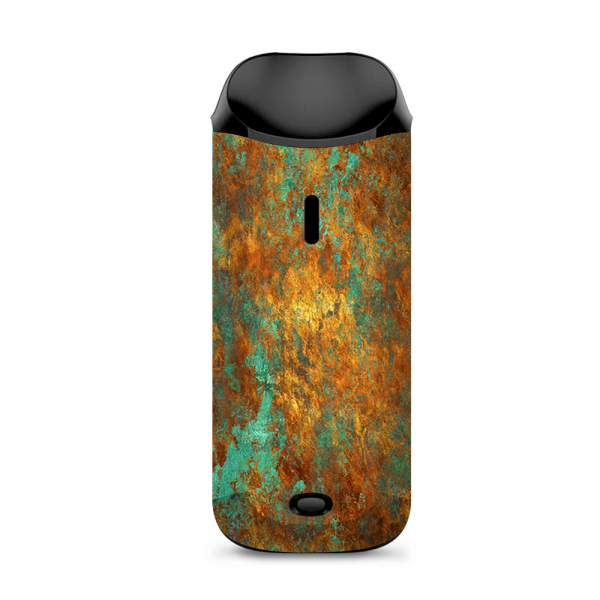 Copper Patina Metal Panel Vaporesso Nexus AIO Kit Skin Supply