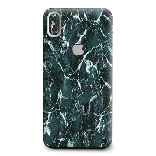 Green Dark Marble Granite Apple iPhone XS Max Skin For Discount