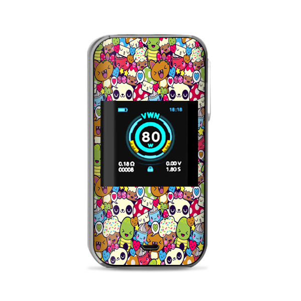 Panda Anime Cartoon Stickerslap Vaporesso Luxe Nano Kit Skin Online Hot Sale
