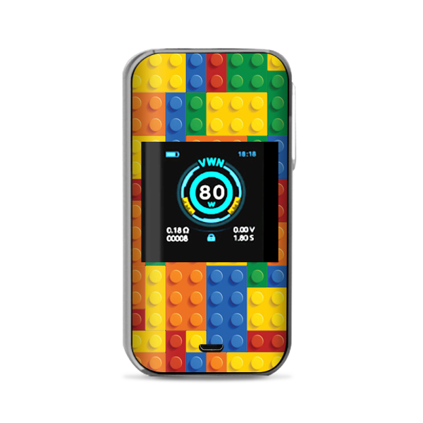 Playing Blocks Bricks Colorful Snap Vaporesso Luxe Nano Kit Skin For Discount