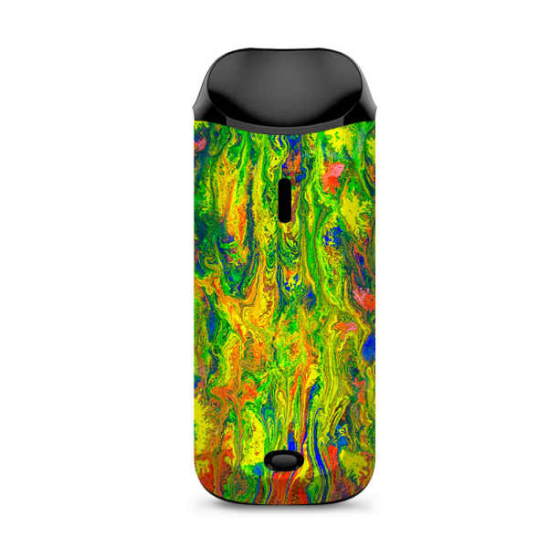 Green Trippy Color Mix Psychedelic Vaporesso Nexus AIO Kit Skin Discount