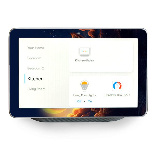 Wolf Clouds Moon Sky Google Home Hub Skin Discount