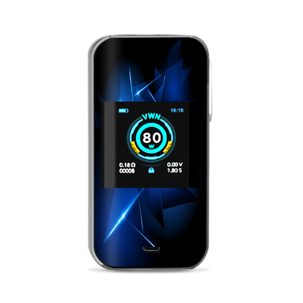 Triangle Razor Blue Shapes Vaporesso Luxe Nano Kit Skin For Discount