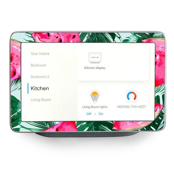 Watermelon Pattern Palm Google Home Hub Skin Online Sale