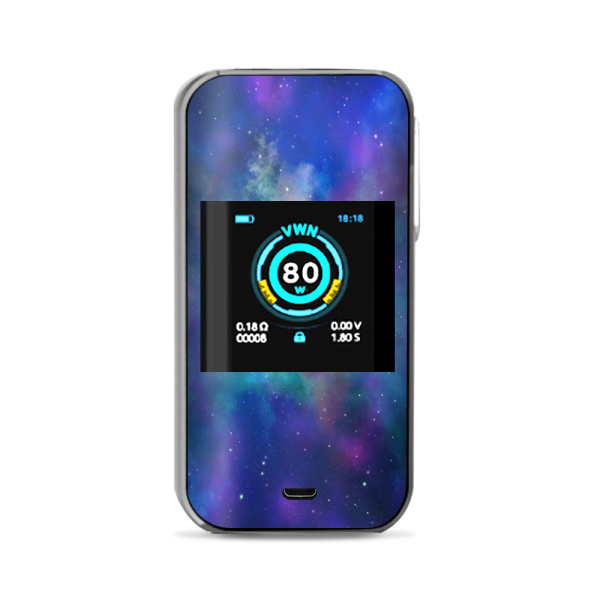 Lavender Blue Purple Galaxy Vaporesso Luxe Nano Kit Skin Online now