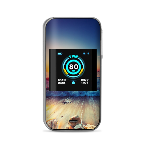 Beach Tide Water Rocks Sunset Vaporesso Luxe Nano Kit Skin Cheap
