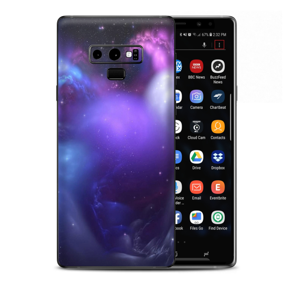 Space Gasses Purple Cloud Samsung Galaxy Note 9 Skin Cheap