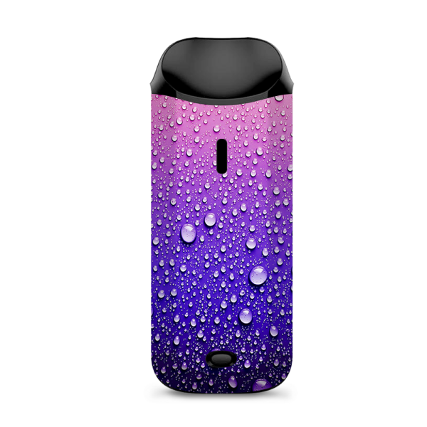 Waterdrops On Purple Vaporesso Nexus AIO Kit Skin Supply