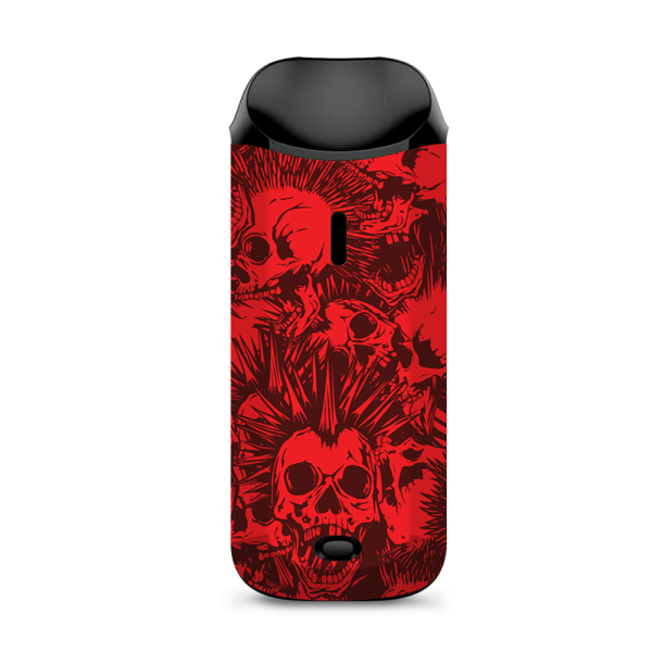 Red Punk Skulls Liberty Spikes Vaporesso Nexus AIO Kit Skin Online Hot Sale