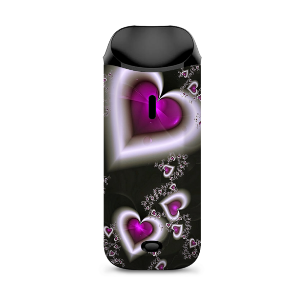 Glowing Hearts Pink White Vaporesso Nexus AIO Kit Skin on Sale