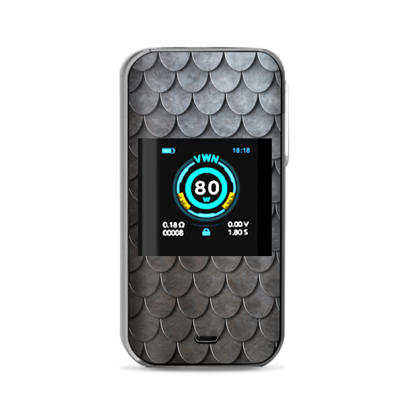 Metal Mermaid Fish Scales Vaporesso Luxe Nano Kit Skin For Discount
