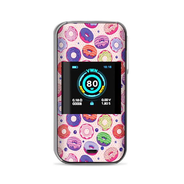 Donuts Yum Doughnuts Pattern Vaporesso Luxe Nano Kit Skin Online Sale