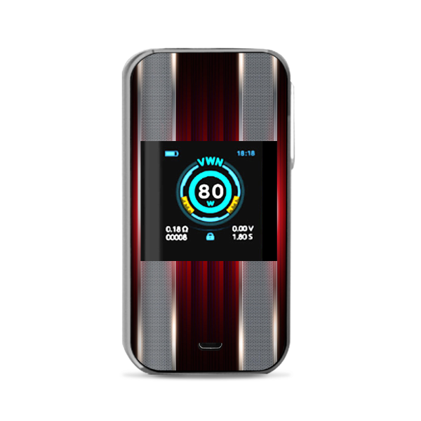 Red Metal Pattern Screen Vaporesso Luxe Nano Kit Skin Online Hot Sale