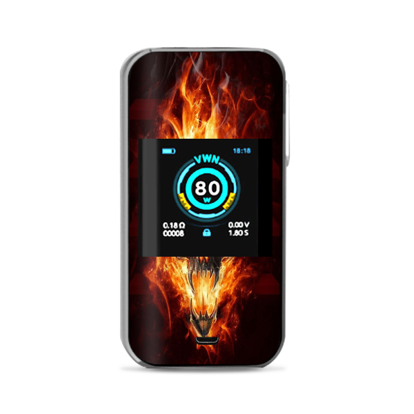 Fire Skull In Flames Vaporesso Luxe Nano Kit Skin Online Hot Sale