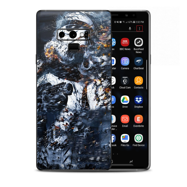 Crazy Storm Guy Samsung Galaxy Note 9 Skin Online now
