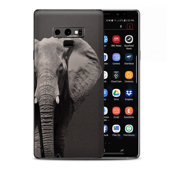 Close Up Of The Elephant Samsung Galaxy Note 9 Skin Hot on Sale