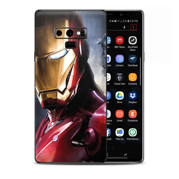 Iron Man Guy Samsung Galaxy Note 9 Skin Supply