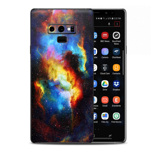 Space Gas Nebula Colorful Galaxy Samsung Galaxy Note 9 Skin For Discount