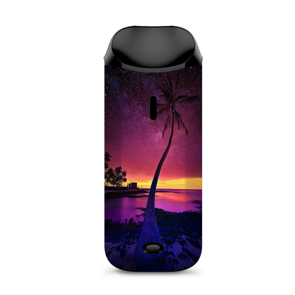 Palm Tree Stars And Sunset Purple Vaporesso Nexus AIO Kit Skin Fashion