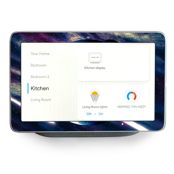 Cosmic Planets Shooting Stars Galaxy Google Home Hub Skin For Discount