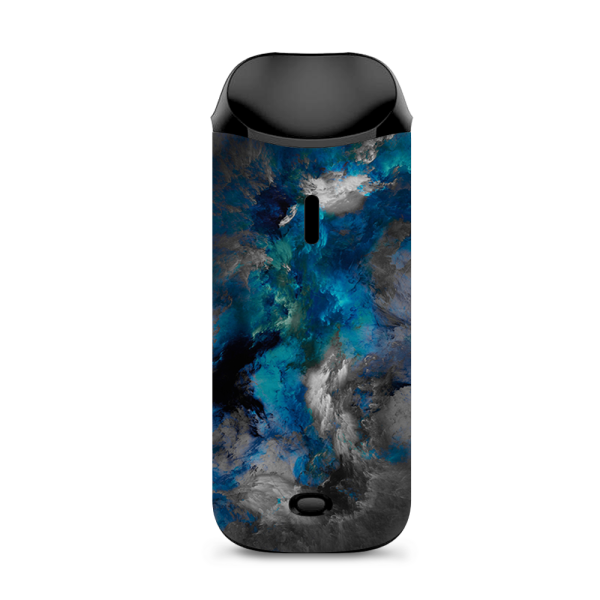 Blue Grey Painted Clouds Watercolor Vaporesso Nexus AIO Kit Skin Hot on Sale