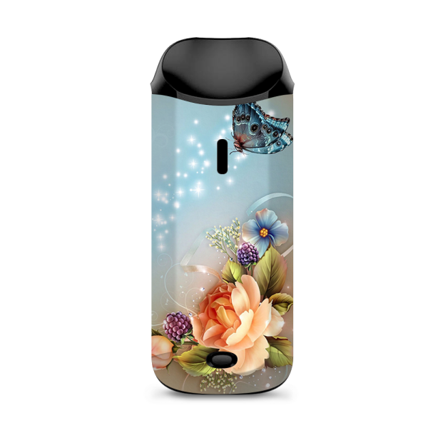 Sparkle Butterfly Flowers Vaporesso Nexus AIO Kit Skin Fashion