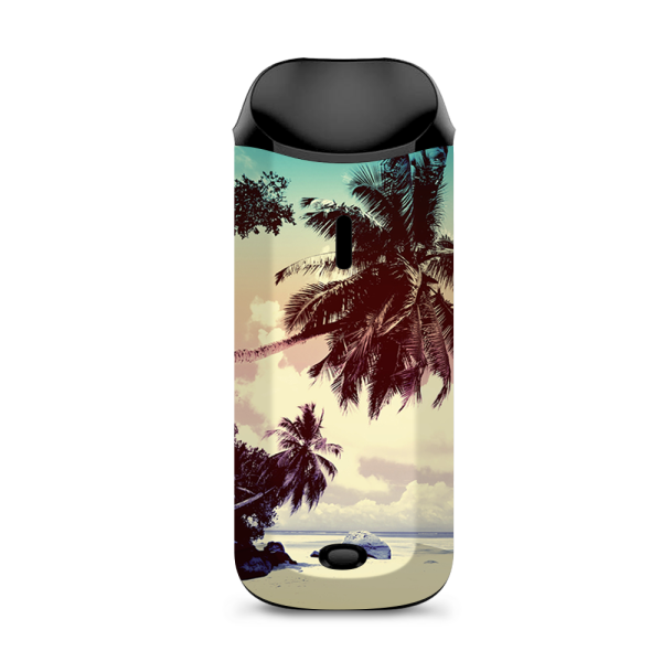 Palm Trees Vintage Beach Island Vaporesso Nexus AIO Kit Skin Supply