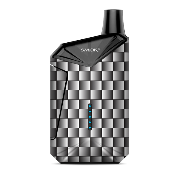 White Grey Carbon Fiber Look Smok  X-Force AIO Kit  Skin Online
